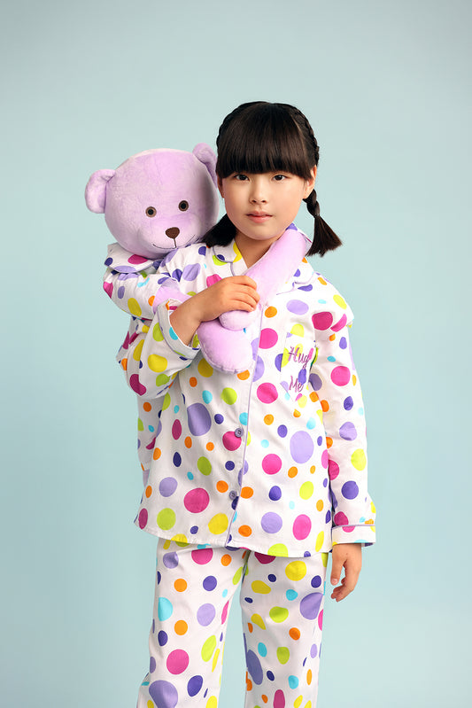 Bubbles Hug Me Uyku Arkadaşlı Pijama Seti