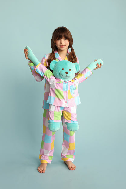 Emily Hug Me Uyku Arkadaşlı Pijama Seti