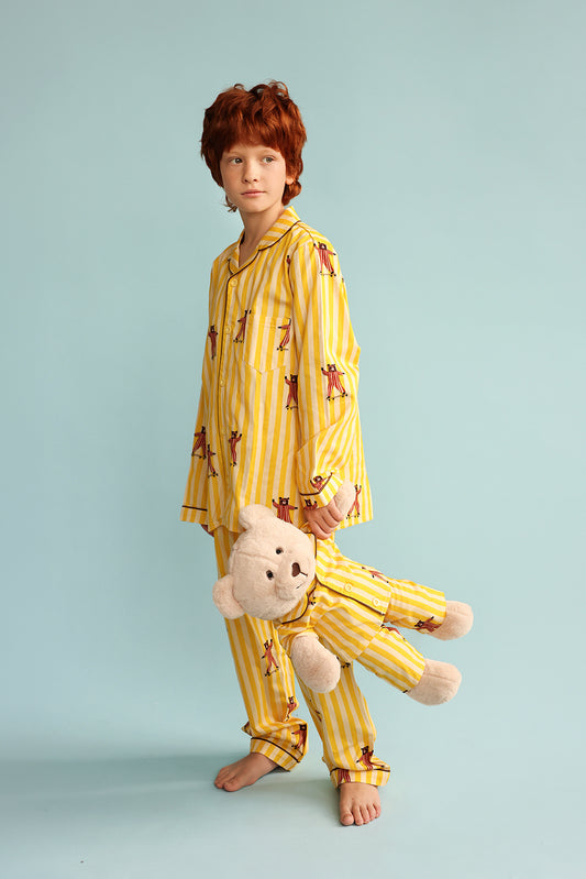 Skater Bear Uyku Arkadaşlı Pijama Seti