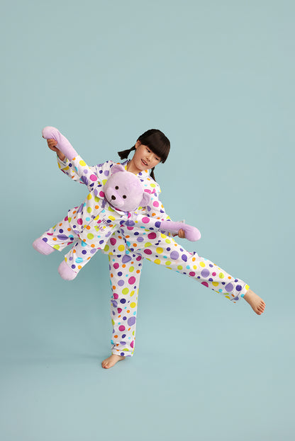 Bubbles Hug Me Uyku Arkadaşlı Pijama Seti