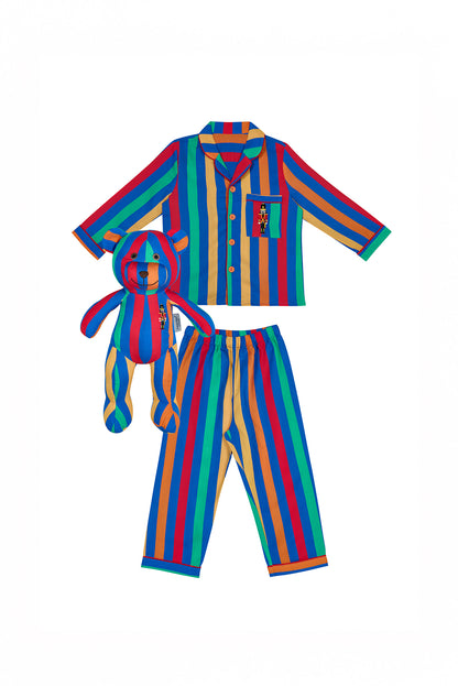 Andre Sırt Çantalı Uyku Arkadaşlı Pijama Seti