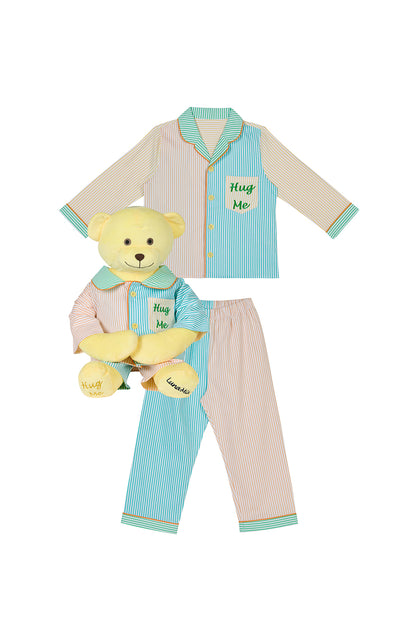 Ren Multicolor Hug Me Uyku Arkadaşlı Pijama Seti