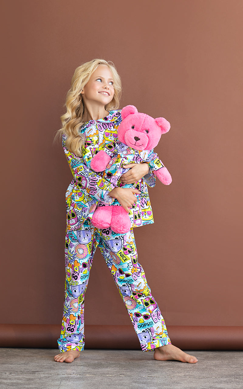 Gatto Uyku Arkadaşlı Pijama Seti