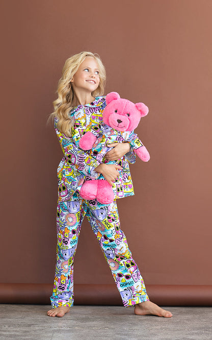Gatto Uyku Arkadaşlı Pijama Seti