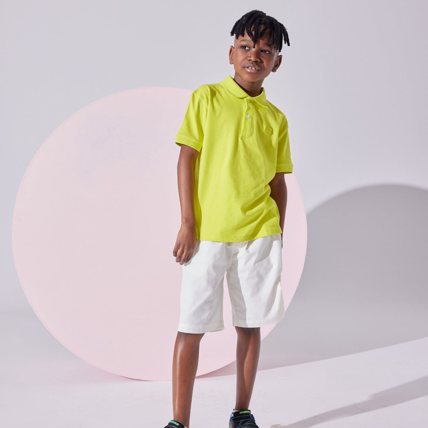 Neon Erkek Çocuk Polo Yaka Tişört