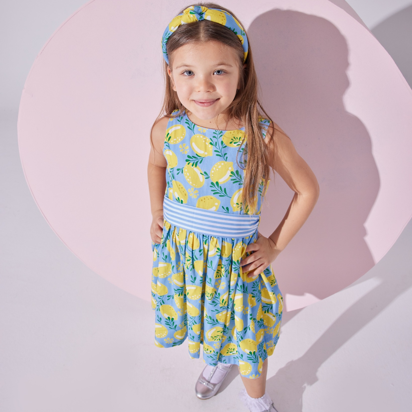 Lemon Garden Elbise ve Taç Aksesuar