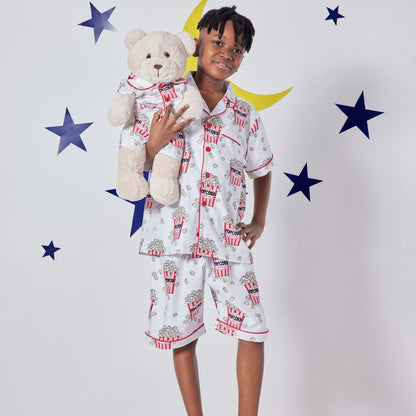 Pop Corn Uyku Arkadaşlı Pijama Seti