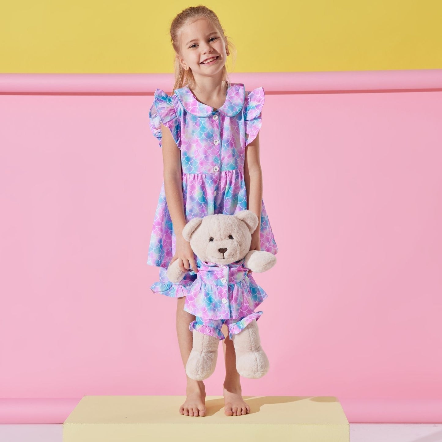 Mermaid Uyku Arkadaşlı Pijama Seti