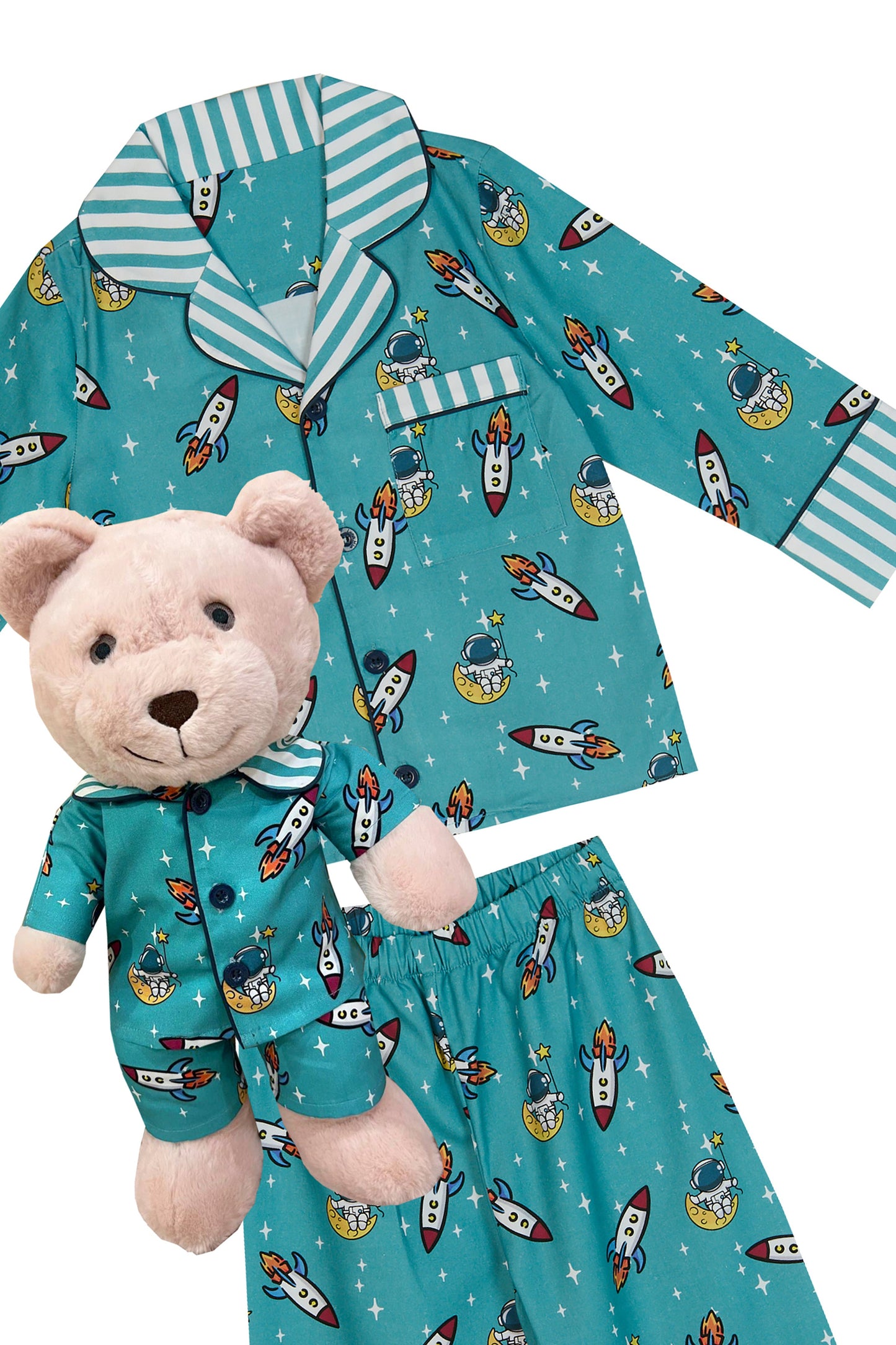 Space Uyku Arkadaşlı Pijama Seti