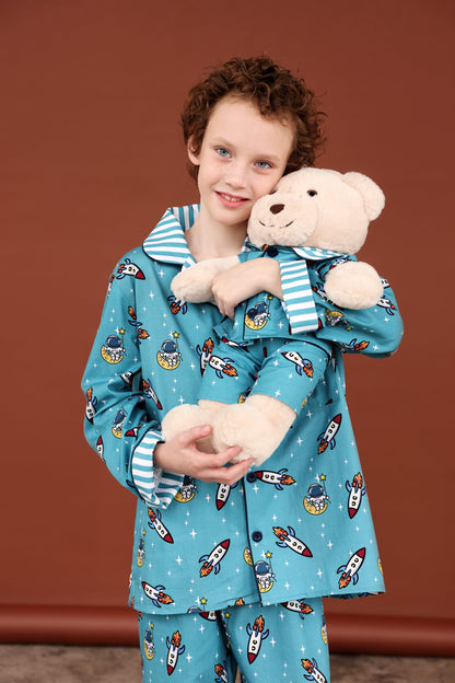 Space Uyku Arkadaşlı Pijama Seti