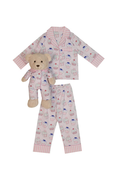 Lulu Uyku Arkadaşlı Pijama Seti
