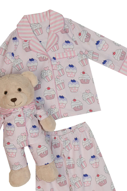 Lulu Uyku Arkadaşlı Pijama Seti